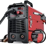 ARCCAPTAIN 130A MIG Welder, 110V Flux Core MIG Welder/Lift TIG/Stick 3 in 1 Welding Machine with Synergy, IGBT Inverter Portable Gasless Welder Equipment with Welding Gun and 2lb Welding Wire