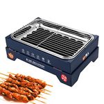 Instant BBQ Grill - Disposables BBQ Charcoal Grill Portable Ready to Use - Skewer Grill Hibachi Grill for Camping, Cooking, and Backyard