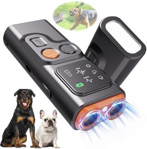 YOUSHEME BarkGuard - Bark Guard Anti Barking Device for Dogs, 2024 New Dog Bark Deterrent Device with HD Display and LED Flashlight, Stop Bad Behavior Without Yelling or Swatting