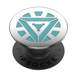 PopSockets PopGrip - Expanding Stand and Grip with a Swappable Top for Smartphones and Tablets - Enamel Arc Reactor