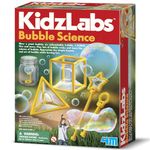 4M KidzLabs Bubble Science Kit, Blow a Giant Bubble & More, Learn the Science of Bubbles, Bubble Tricks, STEM Learning Kit for Ages 5+