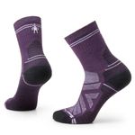 Smartwool Men's Hike Light Cushion Merino Wool Mid Crew Socks, Purple Iris, Medium