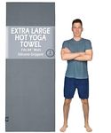 Tatago XL Hot Yoga Towel & Sweat Towels for a Standard or XL Yoga Mat-Soft Microfiber & Silicone Yoga Towels for Hot Yoga Non Slip Long & Wide-from Workout Towel to Large Hot Yoga Mat Towel