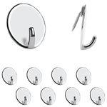 Cubicle Hooks, Cubicle Accessories Hooks for Fabric Wall,10 Pack Cubicle Clips Cubicle Coat Hook Cubicle Picture Hangers for Office Home Kitchen, File Pockets, Hats, Purses, Bags Silver