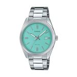 Casio Enticer Men Analog Turquoise Blue Dial Men MTP-1302D-2A2VCF (A2371)