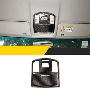 taruisixt Fit for Toyota Hilux 2015-2021 Real Carbon Fiber (Soft) Front Reading Light Decorative Panel Sticker Car Interior Accessories