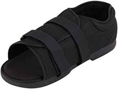 RUIXIA Chaussure Postopératoire Botte de Marche Chaussure Bout Ouvert pour Fracture du Pied Chaussure de Récupération Orthopédique Chaussure de Protection de Plâtre Soutien du Pied
