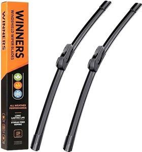 WINNERS Windshield Wiper Blades for 2024 2025 2026 Buick Envista - 26" + 16" Front Wipers Set of 2, All-Weather Performance Beam Blade Replacement