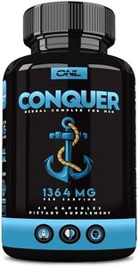 Osyris Nutrition Lab Conquer Premium Fertility Supplement For Men - Support Sperm Count, Motility, Volume - All Natural Energy Booster - Healthy Herbal Complex - 1 Month Supply