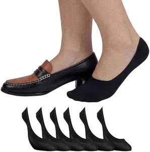 Sperry Women’s No Show Socks, Laser Cut Ultra Low Cut Liner Sock, 360° Non-Slip Gripper, Invisible Liners for Flats, Black, 4-10