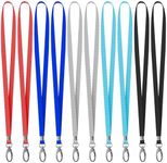 Avorast 10 Pack Lanyards for ID Badges, Cruise Ship Cards, Keys, Keychain, Long-lasting Neck lanyard Strap with Clasp, Cruise Badge Key Lanyards for Men, Women, Teachers, Kids (MIX)