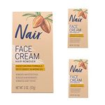 Moisturizing Face Cream For Upper Lip Chin And Fac Nair 2 oz, Pack of 3