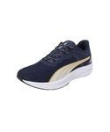 Puma Unisex-Adult Redeem Profoam Navy-Alpine Snow-Amber-White Running Shoe - 5 UK (37799515)