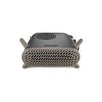 De'Longhi Capsule Fit HFS70B24.GY, Fan Heater, Quiet Heater with Functional Design, Vertical and Horizontal Positioning, Safety Thermostat, 3 Fan Settings, 2400W, Grey