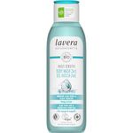 lavera basis sensitiv Body Wash 2in1 - Protects the skin flora - Natural Cosmetics - Vegan - With organic aloe vera and plant keratin - silicone-free - 1 x 250 ml