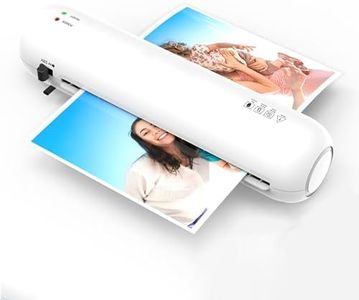 Laminator, Compact A4 Letter Size Laminating Machine with 15 Pouches Special for Small Desktop, 4 in 1 Never Jam Laminator Machine with Trimmer Corner Rounder for Office School Business Home