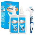 Deuvuo Mould Remover Gel UK 280g, 2 Pack Mold And Mildew Remover Gel With Brush For Washing Machine, Mould Extreme Gel For Bathroom, Painted Walls, Tiles, Ceiling, Window Seals, Wood (10 Fl Oz)