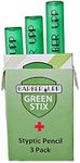 BarberUpp Green Stix + Styptic Penc
