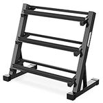 WINNOW 3 Tier Dumbbell Rack Home Gym Dumbbell Storage Stand Weights Storage Rack for Dumbbells