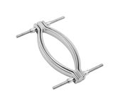 Stainless Steel Vaginal Speculum Stimulator Sex Clamp Adult Erotic Games Toys for Women Adult 1Pc, Silver