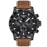 Tissot Mens Supersport Stainless Steel Sport Watch Brown T1256173605101