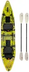Brooklyn 13.0 Pro Tandem Kayak 12-Foot, 8 inch 2 or 3 Person Sit On Top Fishing Kayak (Lime camo)