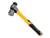 Roughneck Ball Pein Hammer Fibreglass Shaft 908g (32oz), Black and Yellow