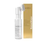 Bioreva RadiaWash Foaming Cleanser with Glutathione, Vitamin C, Niacinamide & Saffron Extract, Silicon Brush Helps to Reduce Dark Spots & Pigmentation, Removes Dirt & Blackheads, Acne, 150 ml