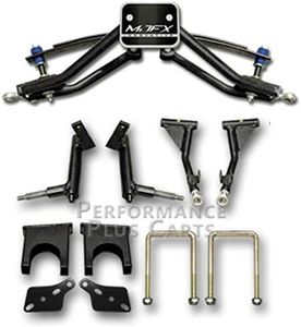 MadJax 6 Inch A-Arm Golf Cart Lift Kit for Club Car DS Golf Carts | Compatible with 2004.5-2014 Models (with Plastic Dust Covers)