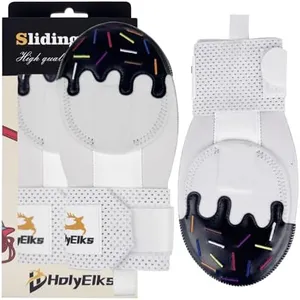 HolyElks Baseball Sliding Mitt, Baseball Glove Softball Guard, Ergonomic Design Protecting Fingers for Basic Base Running (OnyxSnow Glove)