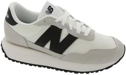 New Balance Women's 237 V1 Sneaker, Sea Salt/Silver Birch/Black, 7