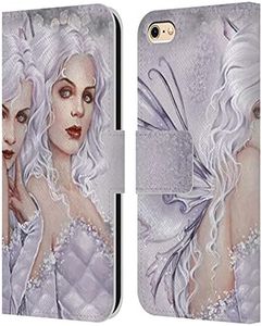 Official Selina Fenech Silver Sisters Fairies Leather Book Wallet Case Cover Compatible for Apple iPhone 6 / iPhone 6s