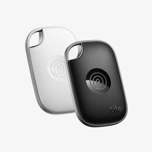 Tile by Life360 Pro (2024) - Powerful Bluetooth Tracker, Key Finder and Item Locator for Keys Bags, and More. Both iOS and Android Compatible. Phone Finder. 2-Pack (Black/White)