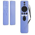 kwmobile Case Compatible with Xiaomi Mi TV Stick 4K Case - Soft Silicone Cover for Remote Control - Light Blue