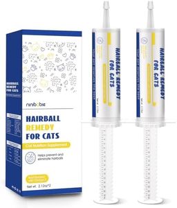 Ninibabie Cat Hairball Remedy Gel,Easy to Give Syringe Format Hairball Treatment for Cats-Digestive Aid and Hairball Relief Beef-Flavored 2.12oz (2 pcs)