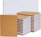 Paper Junkie 48 Pack Small Blank Notebooks for Kids Bulk, Kraft Paper Journals for Students, Sketching Drawing, Writing (4.3 x 5.6 In)