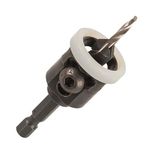 Trend Snappy TCT No.10 Countersink with Depth Stop & 3.25mm HSS Drill, Quick Release System, SNAP/CSDS/10TC, Black