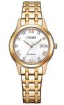 Citizen Women Analogue Eco-Drive Watch with Stainless Steel Strap FE1243-83A