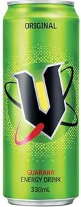 V Green Guarana Energy Drink Can 24 x 330 ml