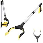 EPISENT Litter Picker - 32 inch Upgrade Grabber Reacher Tool - Foldable Lightweight Extra Long Handy Trash Picker Upper Claw Grabber