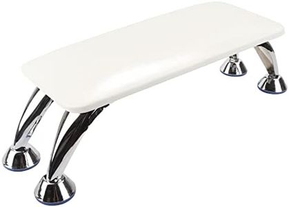 Big Arm Rest for Nails Cushion, Microfiber Leather Hand Rest for Nails Tech, Hand Rest Pillow for Nails Toenails, Detachable Nail Art Accessories Tool for Nails Tech (White)