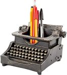 Global Gizmos 46049 Vintage Typewriter Pen and Stationery Holder and Desk Organiser