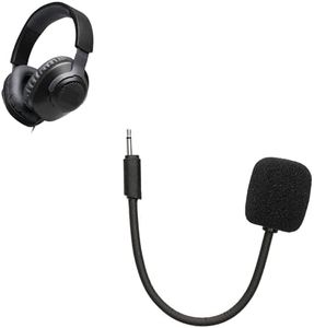 kwmobile Micrófono Compatible con JBL Quantum 100 - Microfono Repuesto para Auriculares Gaming - Negro