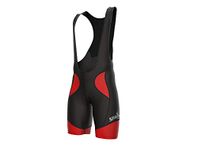 Sparx Men Cycling Bib Shorts Bicycle Bike Racing Bibs Short Padded (XL, Black/Red)