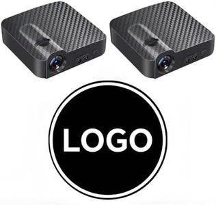 2PCS Car Door Lights, Car Door Lights Logo Projector, Rechargeable HD Car Welcome Lamp for JJ-E-PP