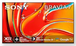 Sony 164 cm (65 inches) BRAVIA 7 4K Ultra HD AI Smart Mini LED Google TV K-65XR70 (Black)