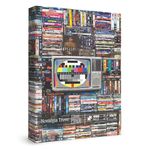 Horror Movie Collage Puzzle 1000 Pieces, Classic DVD Jigsaw Puzzles for Adults, Vintage DVD Cases time Puzzle as Home Decor