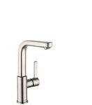 Hansgrohe 31161821 Metris S Single Hole Tall, Brushed Nickel