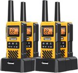 G1pro+ Waterproof Walkie Talkies Long Range for Adults, 2 Way Radios with USB-C Charging, NOAA Weather Alert, VOX, SOS & FM Radio，Hunting 4 Pack