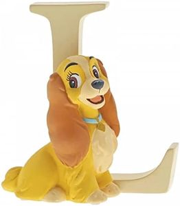 Enchanting Disney , Figura de Dama "La Dama y el Vagabundo" y "L"(Lady), Para coleccionar, Home Deco, Enesco